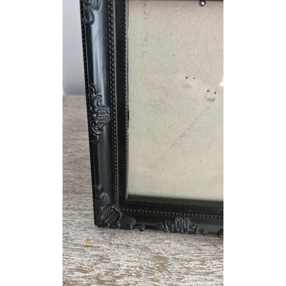 Black Photo Frame Ornate Baroque Victorian Style Boho Shabby Chic 4 x 6 Frame
